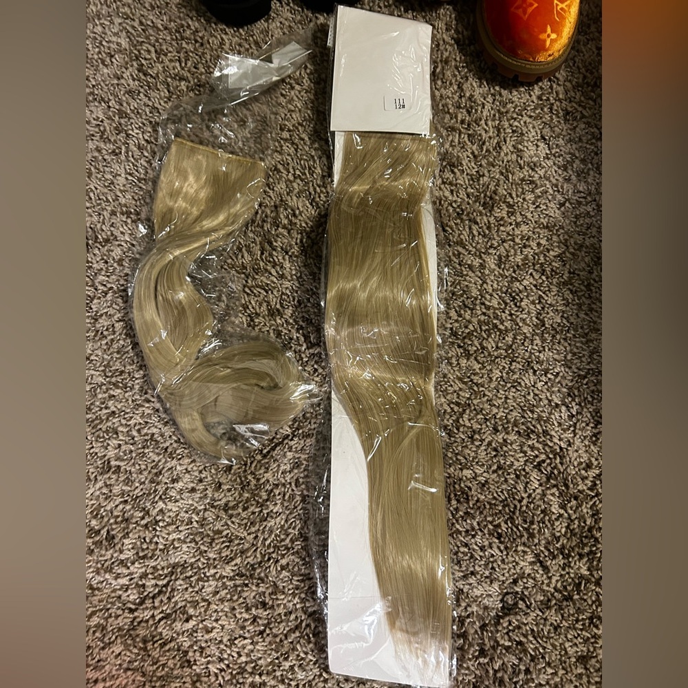 Luxurious Blonde Hair Extensions